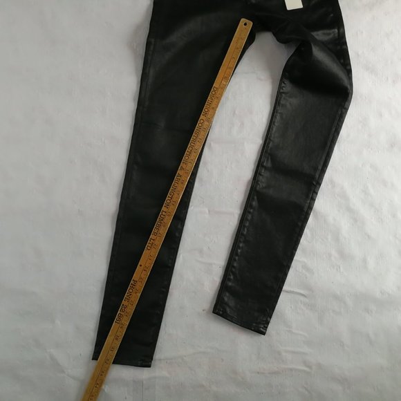 Ag Adriano Goldschmied Farrah Skinny Super Black Jeans 27 - Picture 8 of 8
